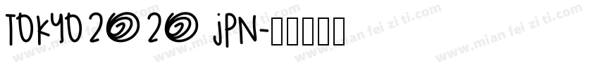 TOKYO2020 JPN字体转换